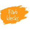 Farbklecks orange