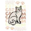Cute Burmilla Cat Mama