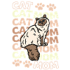 Cute Burmese Cat Mama