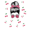 Rockabilly Girl with Cherries