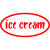ice cream red logo