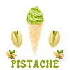 GLACE ET PISTACHES