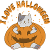 HalloweenCat Tshirt and hoodie
