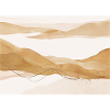 Gold Ochre Abstract Landscape