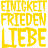 Einigkeit-Frieden-Liebe