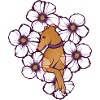 Lévrier Floral