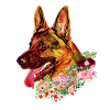 Schäferhund Print Digital Art