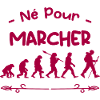 né pour marcher évolution
