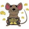 Funny mouse cheese