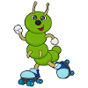 Caterpillar Roller Skating Roller Skates