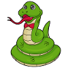 Snake with loop