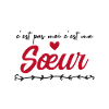 je t'aime ma sœur