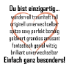 Du bist einzigartig