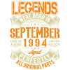 1994 September Birthday Legend