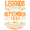 1991 September Birthday Legend
