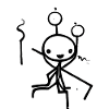 Stick figure Abstract