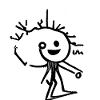 Strichmännchen Abstrakt