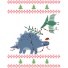 Christmas Sweet Dinosaur Kawaii