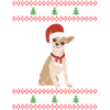 Sweet Chihuahua Christmas kawaii