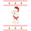 Christmas Sweet Poodle Kawaii