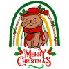 Christmas sweet cat kawaii