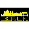 Berlin - with skyline in yellow