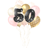 Balloons number 50