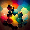 A puzzle with molecules