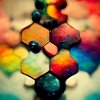 A puzzle with molecules