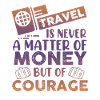 slogan de voyage d’argent