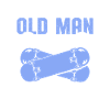 old man skateboard