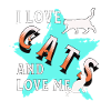 J’aime les chats Chat Amour