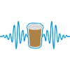 Frequenz Kaffee Becher unterwegs