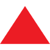 Triangle red Warning Shape Geometry