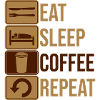 eat sleep coffee repeat