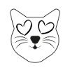 Cute cat love