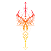 Symbole verticale phénix Valkyrie