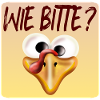 Wie bitte - Hühnerstall Hühner