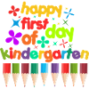 Happy first day of kindergarten