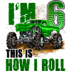 Kinderen 6e verjaardag Monster Truck voor jongens en meisjes 6