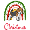Christmas Sweet Beagle Kawaii