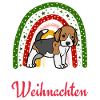 Weihnachten Süßer Beagle Kawaii