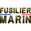 FUSILIER MARIN CAMOUFLAGE DRAPEAU