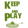 keep calm game badminton