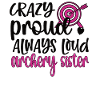 Bogenschießen-Schwester Bogenschützen Schwester