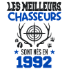 Anniversaire chasseur Née en 1992