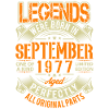 1977 September Birthday Legend