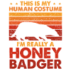 Honey Badger Costume Retro