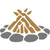 Campfire Romance Camping Campfire Campsite