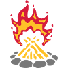 Stones Campfire Camping Fire